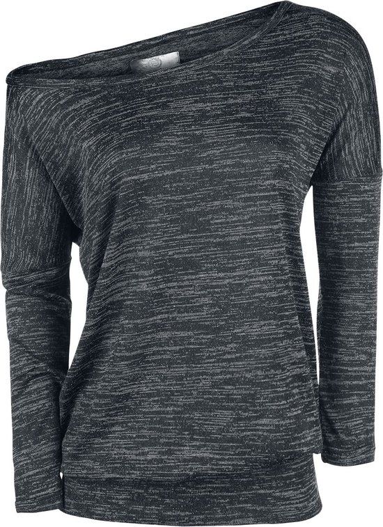 R.E.D. by EMP R.E.D. Rock-Engineered Design Basisshirt met lange mouwen - Dames - XS