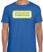 Bellatio Decorations T-shirt voor heren - Zweden - Blauw - Voetbal Supporter - Themafeest - XXL