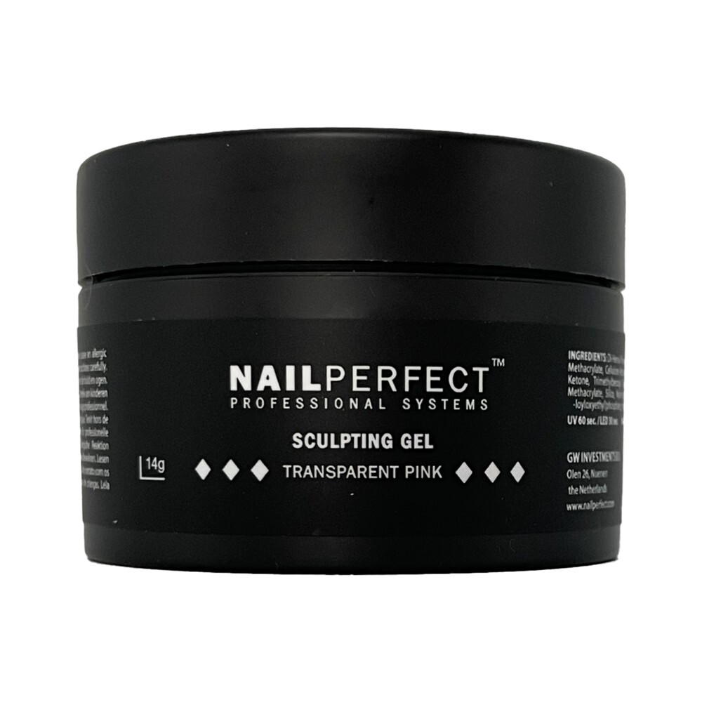 Nailperfect Nail Perfect LED/UV Sculpting Gel Transparent Pink 14 gr