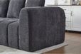 HAUSS SPOLE Hoekbank - Modulaire 2-Delige Zitbank - Tissu Gris Foncé