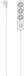 Hama 00116077 Stekkerdoos met schakelaar Wit Randaarde stekker 1 stuk(s)