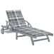 VidaXL Tuinstoel Acaciahout Grijs