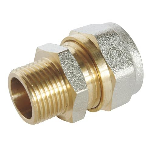 SOMATHERM FOR YOU - Rechte persaansluiting - Ø 16 mm - Mannelijk 12/17 (3/8 inch) - Grijs