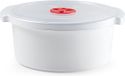 PLASTICFORTE Magnetronschaal met deksel - 3 liter - 25x23x10 cm