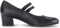 Gabor Dames Pumps Tunis Zwart Leer Blokhak 4-5cm Maat 39