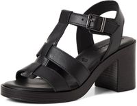 Tamaris - Dames - Sandalen met hak - Zwart - Maat 40