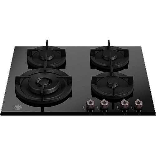 Bertazzoni P604LPROGNE - Gaskookplaat - Zwart