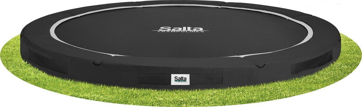 Salta Premium Ground Trampoline - 396cm - Black - 8719425458342
