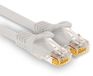 1aTTack.de - 1 x 10m Cat7 netwerkkabel, Cat.7 Ethernet, LAN & Cat 7 patchkabel voor maximale internetsnelheid en verbindt alle apparaten met een RJ45-aansluiting, wit