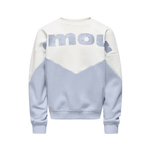 ONLY KIDS ONLY GIRL sweater lichtblauw