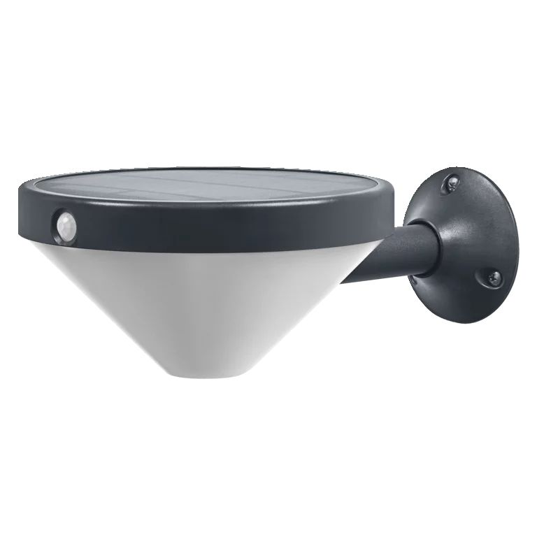 LEDVANCE ENDURA Style Lunar Solar Wandlamp - Warm Wit Licht, Sensor, Zwart