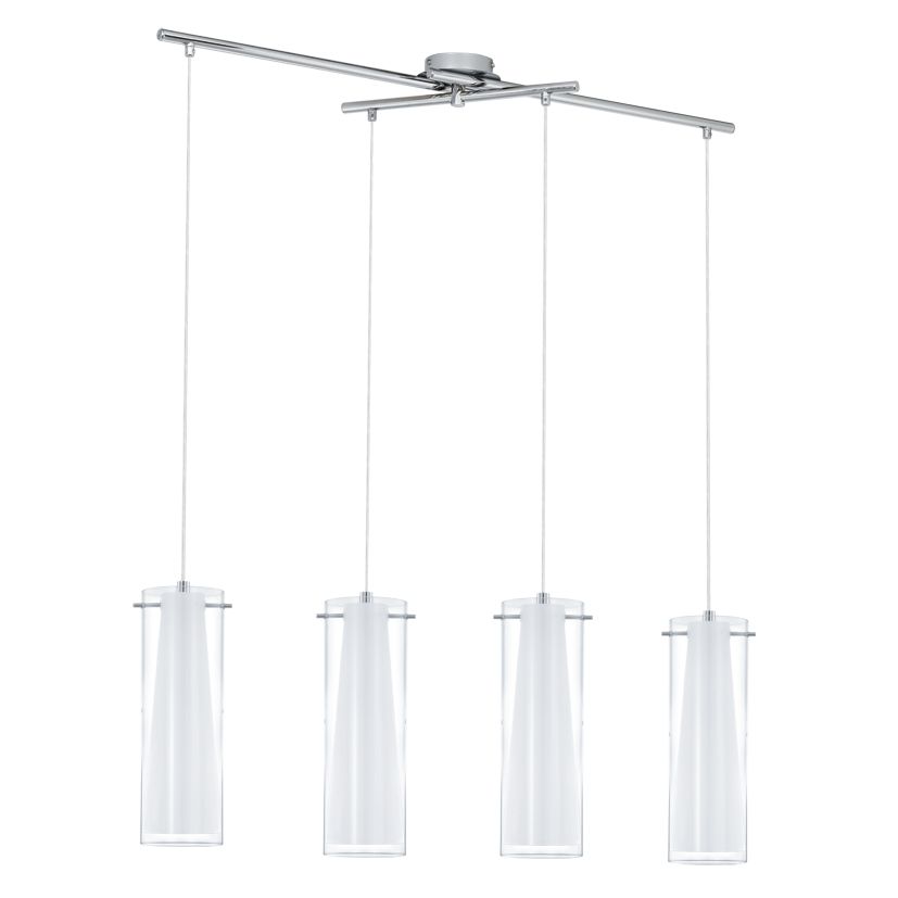 EGLO Pinto Plafondlamp - Chroom - Staal - E27 - 90.5 x 36 x 110 cm