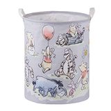 Ronde Canvas Kleding Mand Wasmand (grijs)