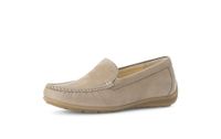 Gabor Dames Loafers Beige Textiel Maat 35