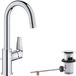 Ibenzoa® Hoge Waterbesparende Wastafelkraan voor Badkamer met Eenvoudige Installatie en Trekstangafvoer