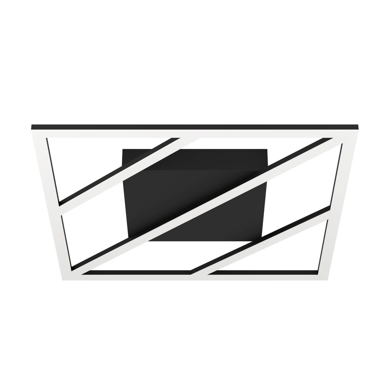 EGLO Ulisano Plafondlamp - LED - 42 cm - Zwart - Dimbaar