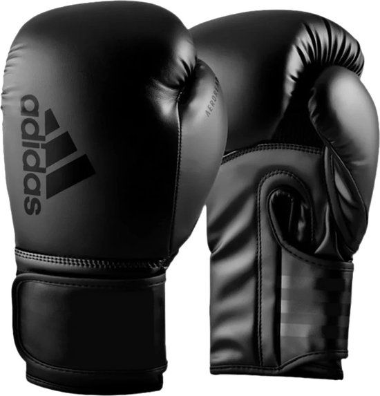 adidas Hybrid 80 Vechtsporthandschoenen - Zwart - 14 oz - Unisex