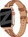 Bandz Bracelet en cuir pour Apple Watch T-Belt - marron