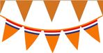 Bellatio Decorations Oranje Holland vlaggenlijnen - 6x stuks van 10 meter