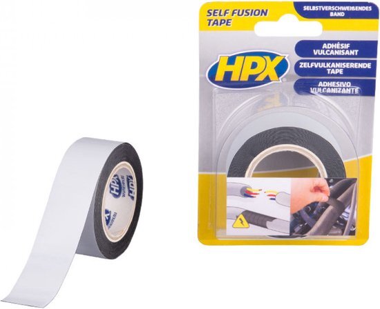 HPX Self Fusion vulcaniserende tape zwart