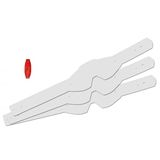 Milieuvriendelijke 100% Milieuvriendelijke Scheurglazen (E.T.O.S.) Compatibel met Racecraft, Accuri, Mercury-set, 10 stuks