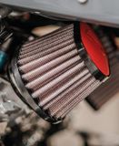 DNA sport luchtfilter "leather top" sport air filter 100 x 75mm brun