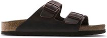 Birkenstock Arizona Slippers Habana Regular-fit | Bruin | Nubuck | Maat 44