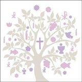Ambiente Lunch Servetten Communion Symbols Taupe - 33x33 cm