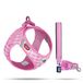 Vest-harnas Curli Vest-harnas met curli-clipgesp, air-mesh, roze, maat M & lijn L