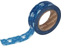 Masking Washi Masking Tape Boot blauw 15 mm x 10 m Serie Ultramar