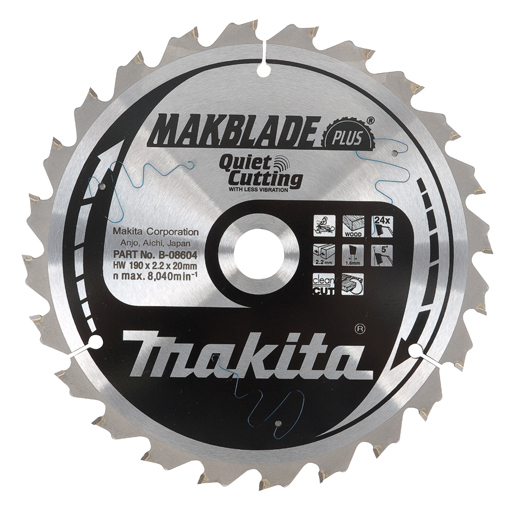 Makita Quiet & Clean hout: afkortzaag