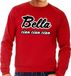 Bellatio Decorations Bella Ciao Ciao bankovervaller sweatshirt rood voor heren XL