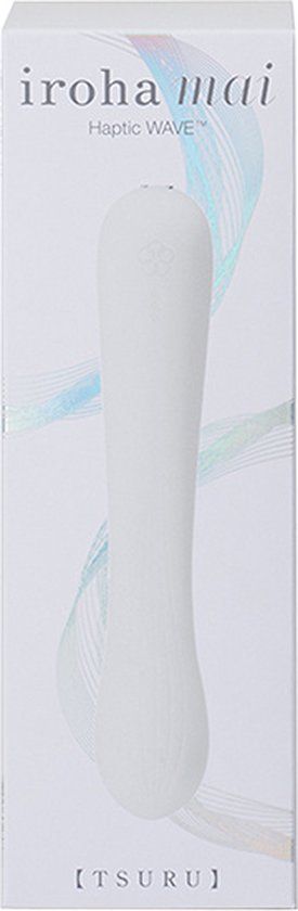 Iroha by Tenga Mai Tsuru Vibrator - White - 12 Speeds - Rechargeable