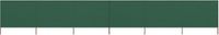 vidaXL Windscherm 6-panelen 800x120 cm stof groen