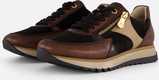 Rieker Sneakers - Dames - Maat 37 - Bruin - Synthetisch - 106205