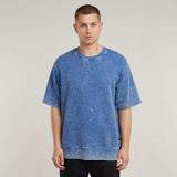 G-Star Acid Wash Loose Sw Ss Heren Trui Katoen Blauw L