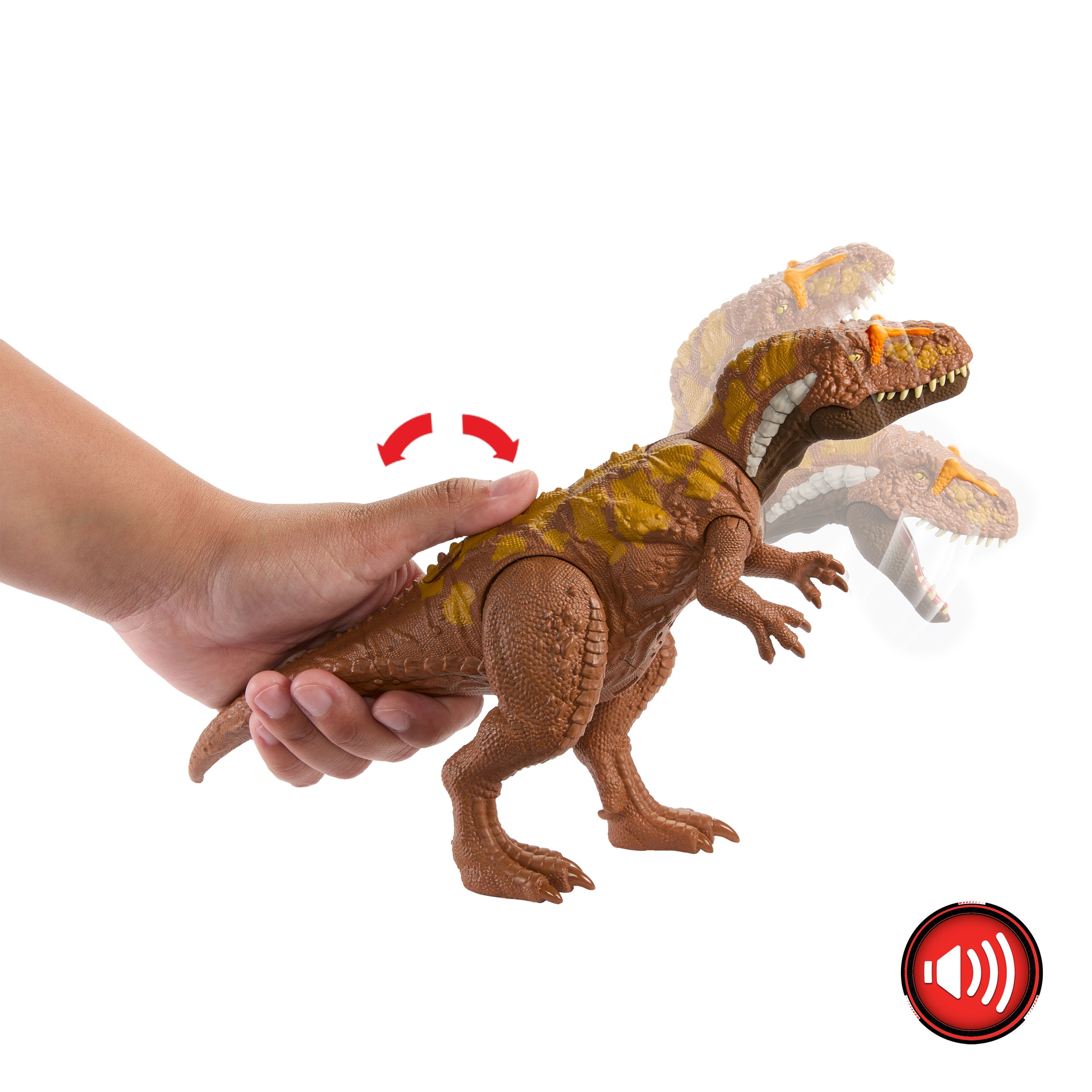 Mattel Jurassic World Wild Brullende Megalosaurus Actiefiguur