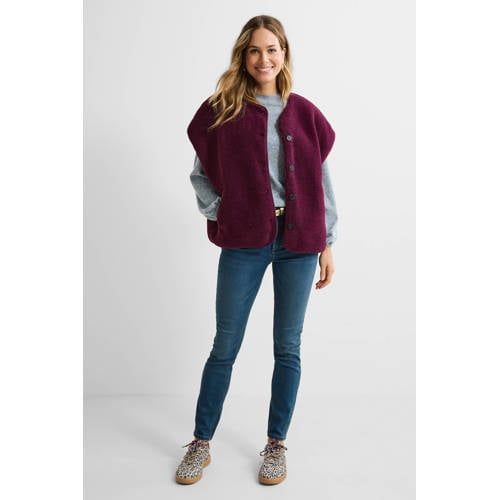 Anytime high waist skinny jeans gewassen blauw