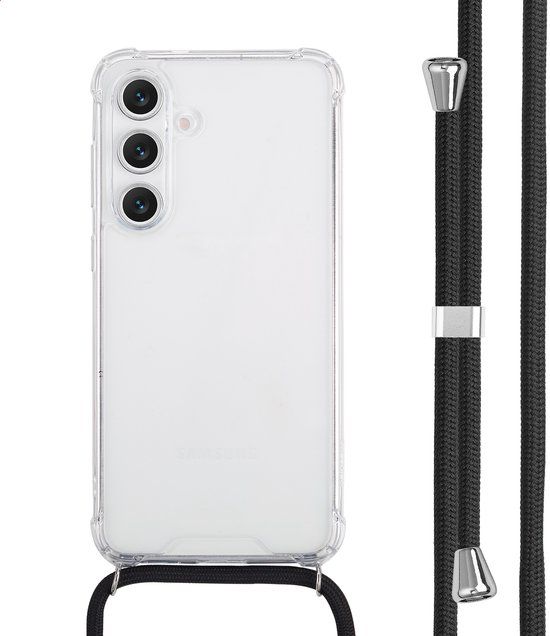 imoshion Hoesje - Geschikt voor Samsung Galaxy S25 FE - Backcover met koord - Zwart