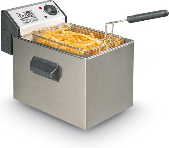 FRITEL Profi 3355 - Frituurpan - 4L - 3200W - Zilver
