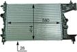 MAHLE Kühler, Motorkühlung CR2114000P | Compatibel met: OPEL ASTRA J, ASTRA J Caravan, ASTRA J GTC, ASTRA J Stufenheck
