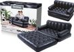 Bestway - Opblaasbank - Slaapbank - 188x152x64 cm - Zwart - Met Pomp