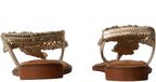 Super Mode He Valentine Platte instapsandalen Goud Synthetisch Vrouwen Maat 39