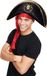 Rubies Piraat Hoed Zwart Polyester Unisex Volwassenen