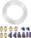 Shenzhen Haorui Industrial Technology Co., Ltd. Tuyau pneumatique flexible de 10 mètres avec raccords - Tuyau PU transparent 8 mm x 5 mm