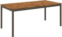 vidaXL Acacia Hout Tuin Eettafel Natuurlijk en Koffie 180 x 88,5 x 75 cm
