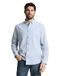 TOM TAILOR Chemise bleu clair / blanc