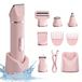 Merkloos 5-in-1 Lady Shavers - Gezichtshaarverwijderaar - Elektrisch scheerapparaat - Rose