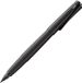LAMY studio zwarte vulpen - universele vulpen in elegante volledig metalen behuizing - met propellervormige clip & stalen penpunt in lijndikte F - incl. inktpatroon T 10 blauw