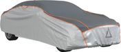 vidaXL Autohoes voor Sedan Hagelbescherming XXL Zilverkleurig en Grijs
